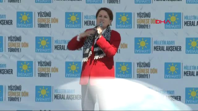 Tokat- İyi Parti Cumhurbaşkanı Adayı Meral Akşener Tokat Mitinginde Konuştu -3