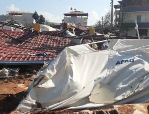 Pazarcık’ta hortum can aldı