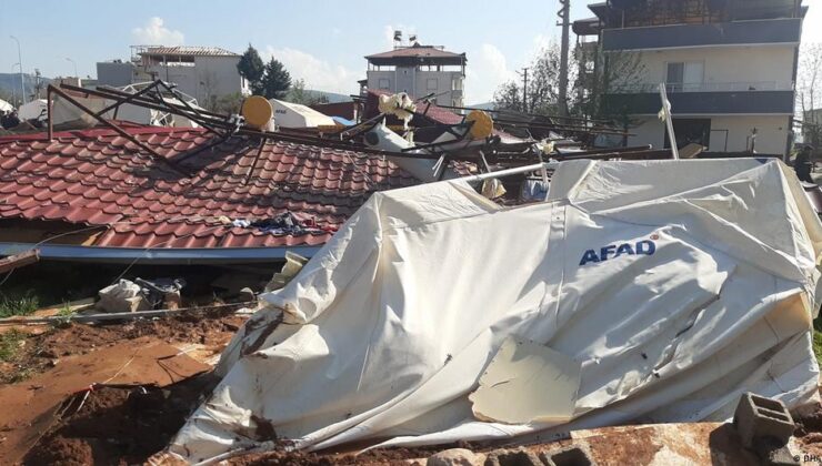 Pazarcık’ta hortum can aldı