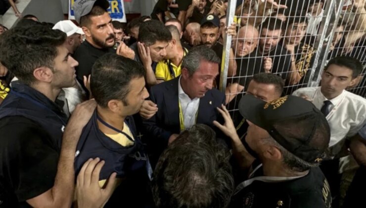 Fenerbahçe Göztepe maçında ne oldu, neden kavga çıktı? Ali Koç neden yere düştü? TFF açıklama son durum!