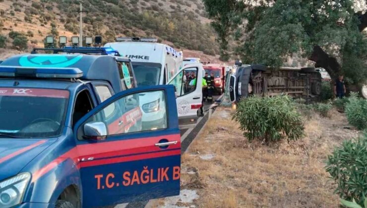 Milas-Bodrum Karayolunda Tur Minibüsü Kazası: Çok Sayıda Yaralı