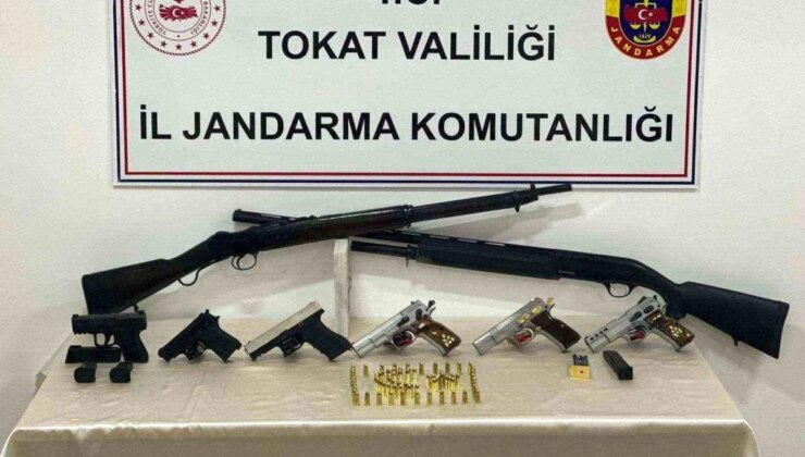 Tokat’ta Silah ve Uyuşturucu Operasyonu: 4 Kişi Tutuklandı