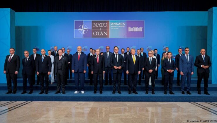 Erdoğan NATO Tepesi’nde önderlere tabanca armağan etti